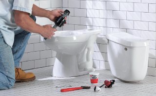 Установка унитаза Клинцы цена 1328 руб.
